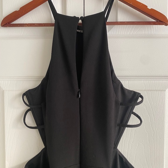 NWT Express Black Cut-Out LBD - Picture 5 of 5